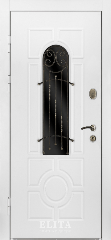 Дверь в квартиру №62 с отделкой мдф шпон